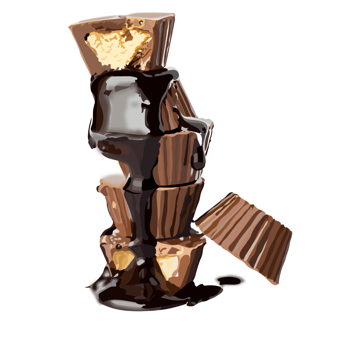 chocolate vector food art