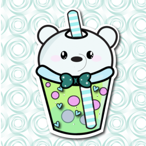 Kawaii Arctic Boba Stickers